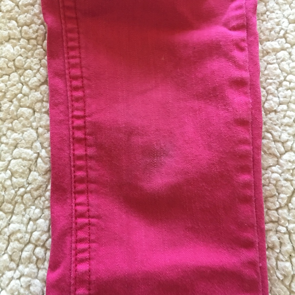 Justice girls hot pink jeans